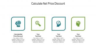 Calculate net price discount ppt powerpoint presentation professional files cpb
