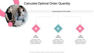 Calculate Optimal Order Quantity In Powerpoint And Google Slides Cpb