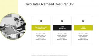 Calculate Overhead Cost Per Unit In Powerpoint And Google Slides Cpb