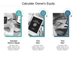 Calculate owners equity ppt powerpoint presentation summary templates cpb