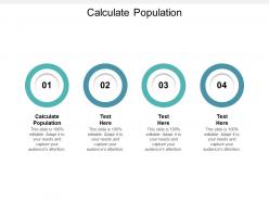 Calculate population ppt powerpoint presentation slides good cpb