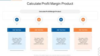 Calculate Profit Margin Product In Powerpoint And Google Slides Cpb