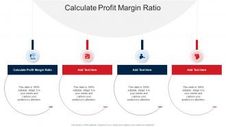 Calculate Profit Margin Ratio In Powerpoint And Google Slides Cpb