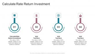 Calculate Rate Return Investment In Powerpoint And Google Slides Cpb