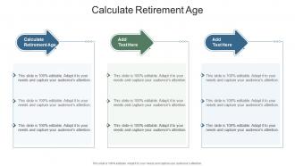 Calculate Retirement Age In Powerpoint And Google Slides Cpb