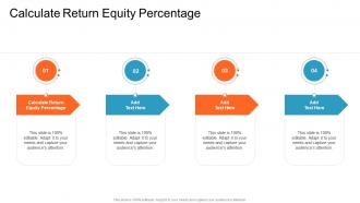 Calculate Return Equity Percentage In Powerpoint And Google Slides Cpb