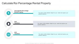 Calculate Roi Percentage Rental Property In Powerpoint And Google Slides Cpb
