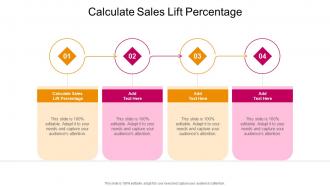 Calculate Sales Lift Percentage In Powerpoint And Google Slides Cpb