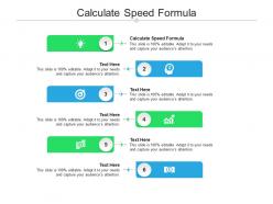 Calculate speed formula ppt powerpoint presentation file demonstration cpb