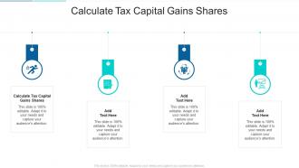 Calculate Tax Capital Gains Shares In Powerpoint And Google Slides Cpb