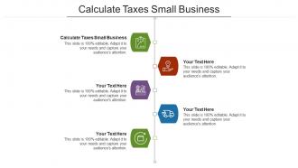 Calculate taxes small business ppt powerpoint presentation icon skills cpb
