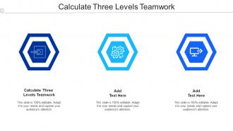 Calculate Three Levels Teamwork Ppt Powerpoint Presentation Graphics Tutorials Cpb