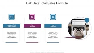 Calculate Total Sales Formula In Powerpoint And Google Slides Cpb