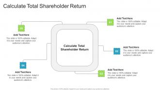 Calculate Total Shareholder Return In Powerpoint And Google Slides Cpb