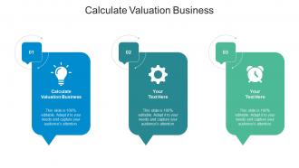 Calculate valuation business ppt powerpoint presentation icon layouts cpb
