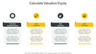 Calculate Valuation Equity In Powerpoint And Google Slides Cpb