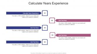 Calculate Years Experience In Powerpoint And Google Slides Cpb