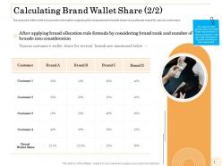 Calculating brand wallet share customer ppt powerpoint presentation icon microsoft