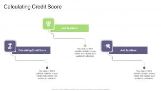 Calculating Credit Score In Powerpoint And Google Slides Cpb
