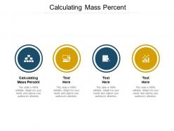 Calculating mass percent ppt powerpoint presentation model background images cpb