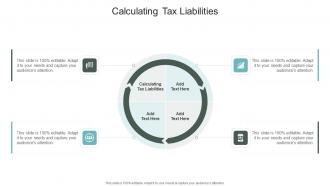 Calculating Tax Liabilities In Powerpoint And Google Slides Cpb