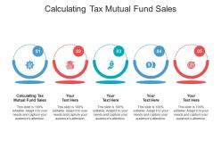 Calculating tax mutual fund sales ppt powerpoint presentation infographic template ideas cpb