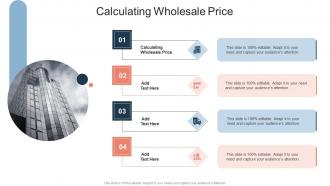 Calculating Wholesale Price In Powerpoint And Google Slides Cpb