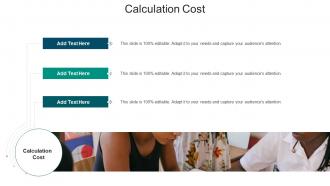 Calculation Cost In Powerpoint And Google Slides Cpb