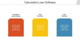 Calculation Loan Software Ppt Powerpoint Presentation Portfolio Files Cpb