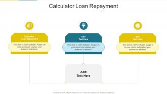 Calculator Loan Repayment In Powerpoint And Google Slides Cpb