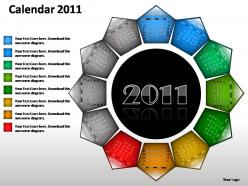Calendar 2011 powerpoint presentation slides