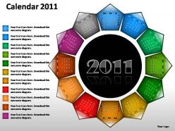 Calendar 2011 powerpoint presentation slides