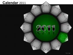 Calendar 2011 powerpoint presentation slides db