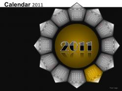 Calendar 2011 powerpoint presentation slides db
