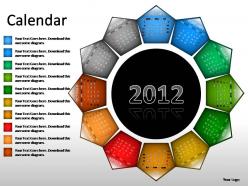 Calendar 2012 powerpoint presentation slides