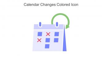 Calendar Changes Colored Icon In Powerpoint Pptx Png And Editable Eps Format