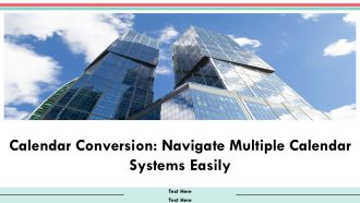 Calendar Conversion Navigate Multiple Calendar Systems Easily PPT Example AT