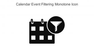 Calendar Event Filtering Monotone Icon In Powerpoint Pptx Png And Editable Eps Format