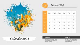 Calendar For Versatile Monthly Planning Ppt Template Editable Professional