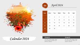 Calendar For Versatile Monthly Planning Ppt Template Impactful Professional