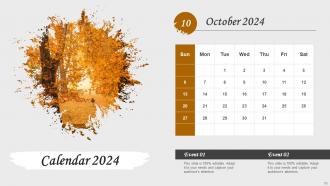 Calendar For Versatile Monthly Planning Ppt Template Colorful Professional
