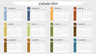 Calendar For Versatile Monthly Planning Ppt Template Visual Professional