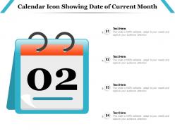 Calendar icon showing date of current month