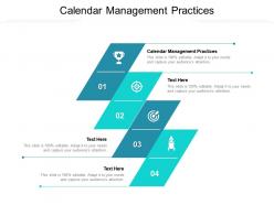 Calendar management practices ppt powerpoint presentation ideas styles cpb