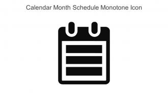 Calendar Month Schedule Monotone Icon In Powerpoint Pptx Png And Editable Eps Format