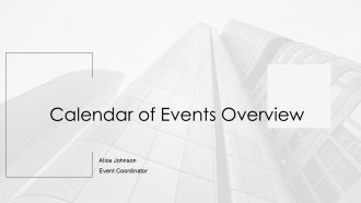 Calendar Of Events Overview PPT Sample ACP Calendar Of Events Overview PPT Sample ACP