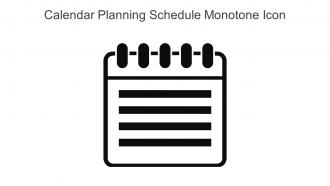 Calendar Planning Schedule Monotone Icon In Powerpoint Pptx Png And Editable Eps Format