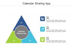 Calendar sharing app ppt powerpoint presentation infographic template background cpb