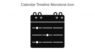 Calendar Timeline Monotone Icon In Powerpoint Pptx Png And Editable Eps Format