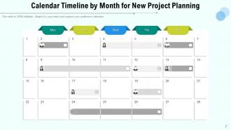 Calendar Timeline Training Plan Milestone Planning Month Duration Completion